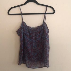Urban Outfitters Floral sheer tank